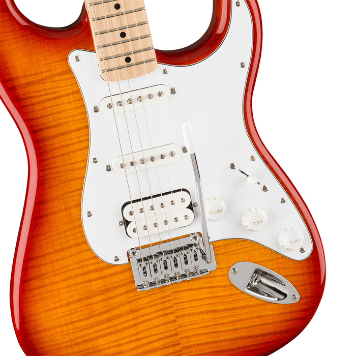 Guitarra Eléctrica Squier Affinity Series Stratocaster FMT HSS con mástil de maple - Sienna Sunburst
