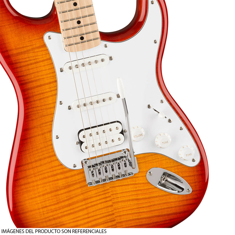 Guitarra Eléctrica Squier Affinity Series® Stratocaster® FMT HSS con diapasón de Maple - Sienna Sunburst