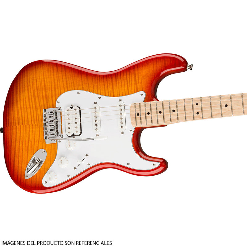 Guitarra Eléctrica Squier Affinity Series® Stratocaster® FMT HSS con diapasón de Maple - Sienna Sunburst