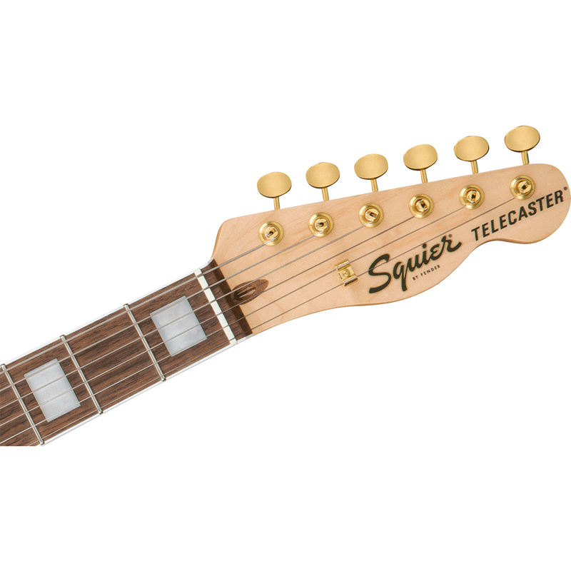 Guitarra Eléctrica Squier 40th Anniversary Telecaster, Gold Edition con mástil de laurel - Sherwood Green Metallic