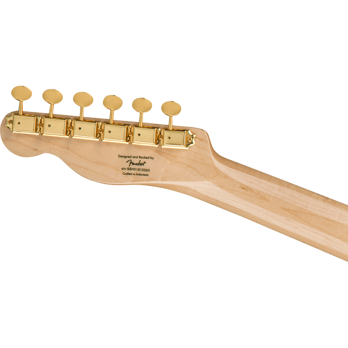 Guitarra Eléctrica Squier 40th Anniversary Telecaster, Gold Edition con mástil de laurel - Sherwood Green Metallic