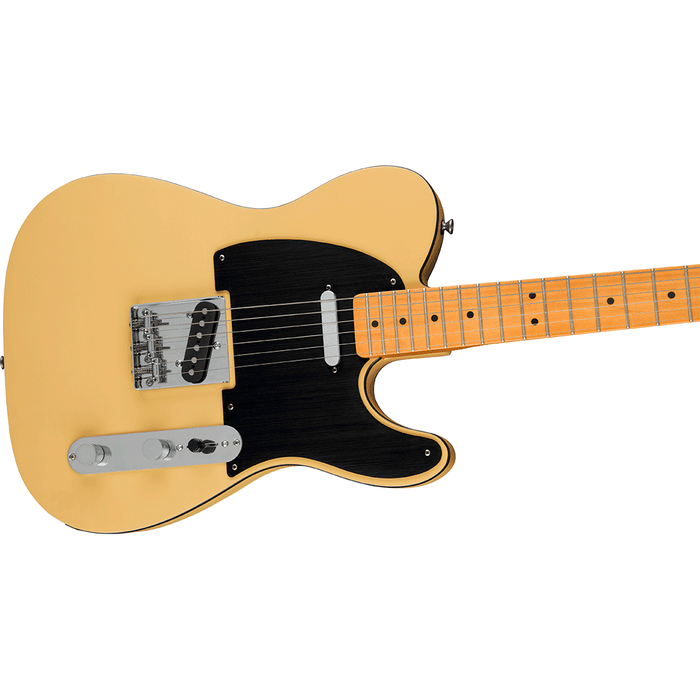 Guitarra Eléctrica Squier 40th Anniversary Telecaster, Vintage Edition con mástil de maple - Satin Vintage Blonde