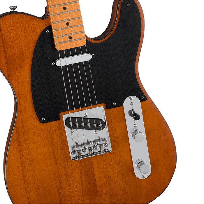 Guitarra Eléctrica Squier 40th Anniversary Telecaster, Vintage Edition con mástil de maple - Satin Mocha