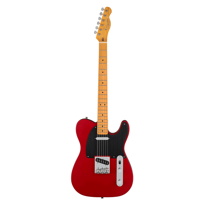 Guitarra Eléctrica Squier 40th Anniversary Telecaster, Vintage Edition con mástil de maple - Satin Dakota Red