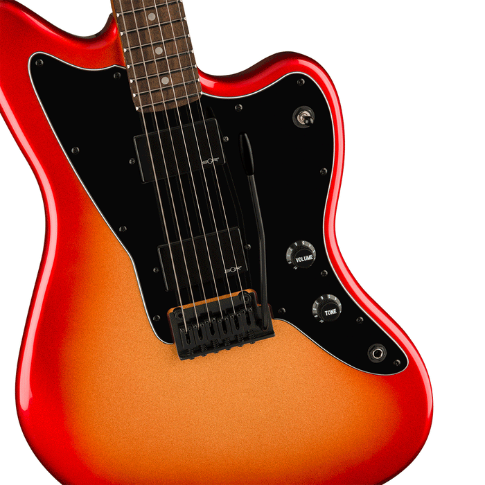 Guitarra Eléctrica Squier Contemporary Active Jazzmaster HH con mástil de laurel - Sunset Metallic