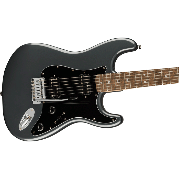 Guitarra Eléctrica Squier Affinity Series Stratocaster HH con mástil de laurel - Charcoal Frost Metallic