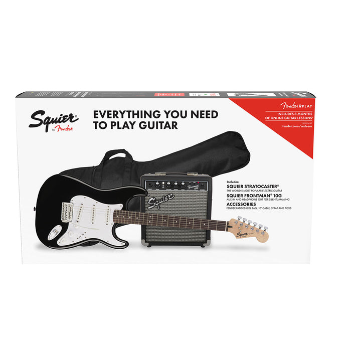 Pack de Guitarra Eléctrica Squier Stratocaster - Black