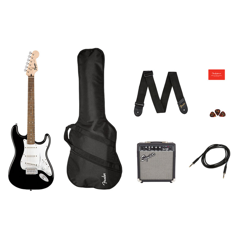 Pack de Guitarra Eléctrica Squier Stratocaster - Black