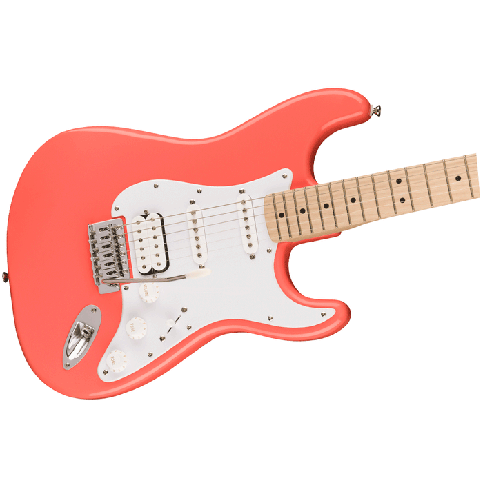 Guitarra Eléctrica Squier Sonic Stratocaster HSS con mástil de Maple - Tahitian Coral