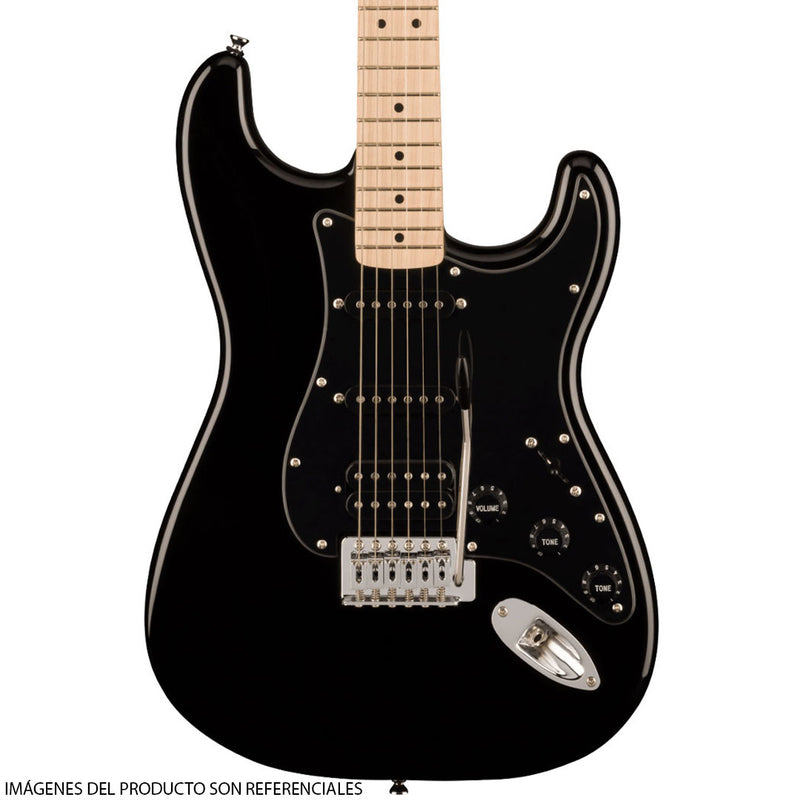 Guitarra Eléctrica Squier Sonic® Stratocaster® HSS con diapasón de Maple - Black