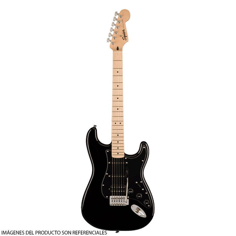 Guitarra Eléctrica Squier Sonic® Stratocaster® HSS con diapasón de Maple - Black