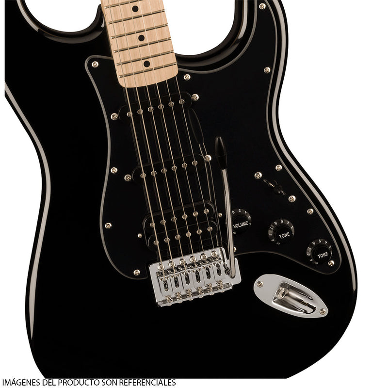 Guitarra Eléctrica Squier Sonic® Stratocaster® HSS con diapasón de Maple - Black