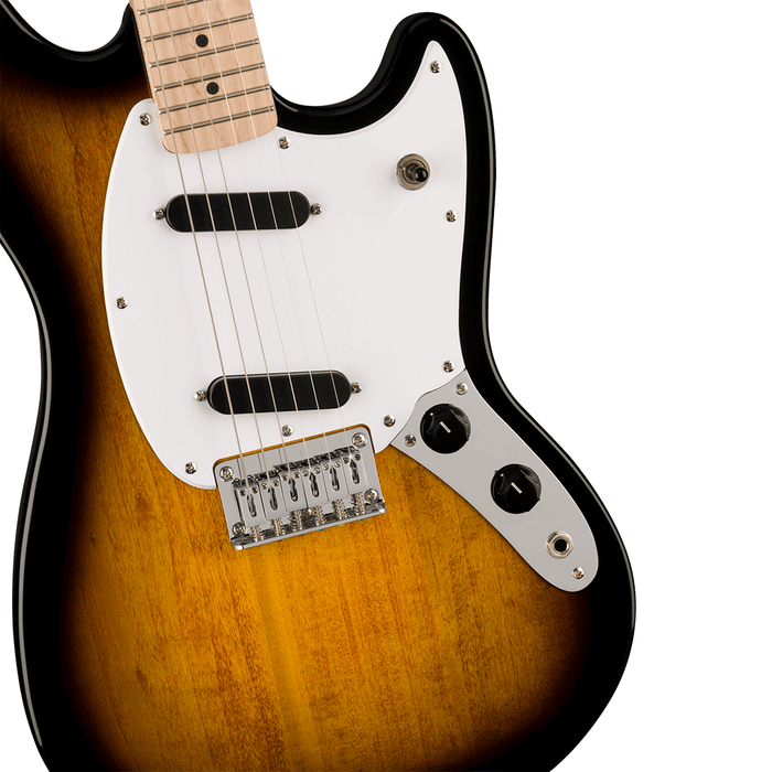Guitarra Eléctrica Squier Sonic Mustang con mástil de Maple - 2 Tone Suburst