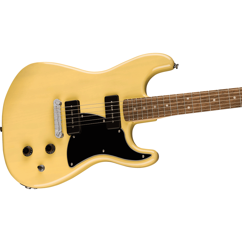 Guitarra Eléctrica Squier Paranormal Strat-O-Sonic con mástil de Laurel - Vintage Blonde