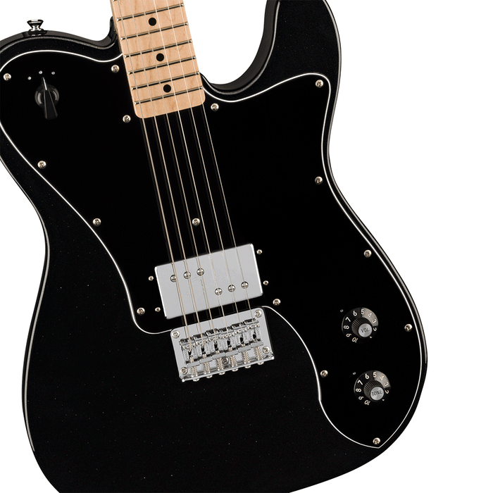 Guitarra Eléctrica Squier Paranormal Esquire Deluxe con mástil de Maple - Metallic Black