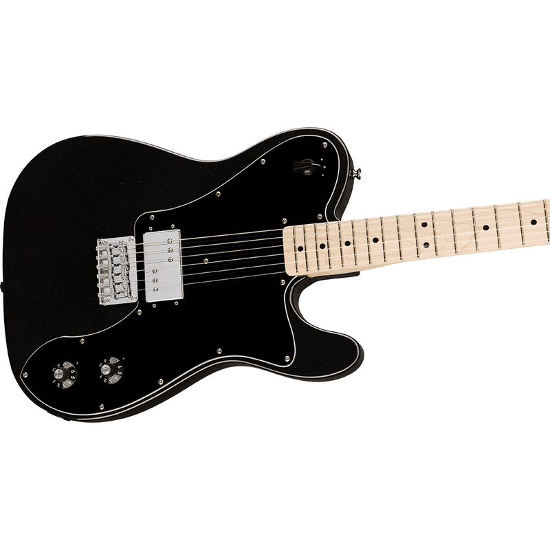Guitarra Eléctrica Squier Paranormal Esquire Deluxe con mástil de Maple - Metallic Black