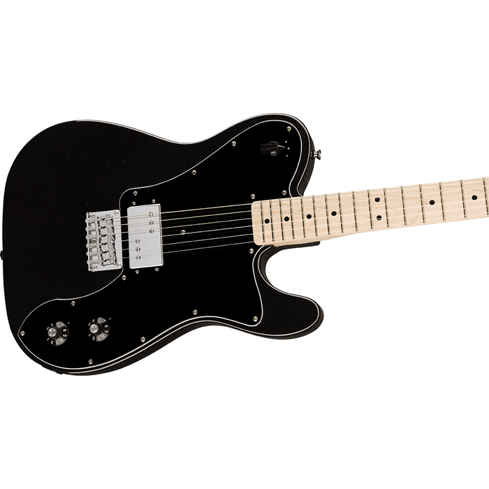 Guitarra Eléctrica Squier Paranormal Esquire Deluxe con mástil de Maple - Metallic Black