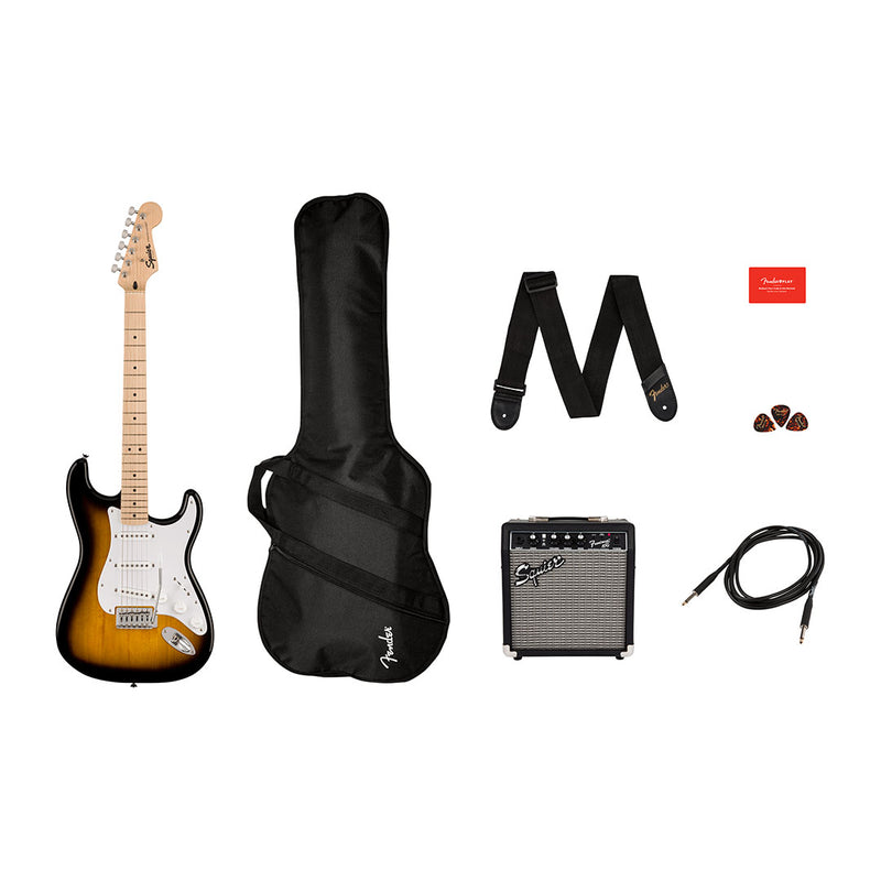 Pack Squier Sonic Stratocaster - 2 Tone Sunburst
