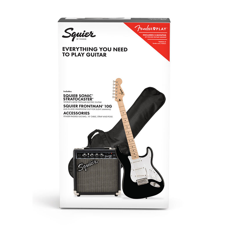 Pack Squier Sonic Stratocaster - Black