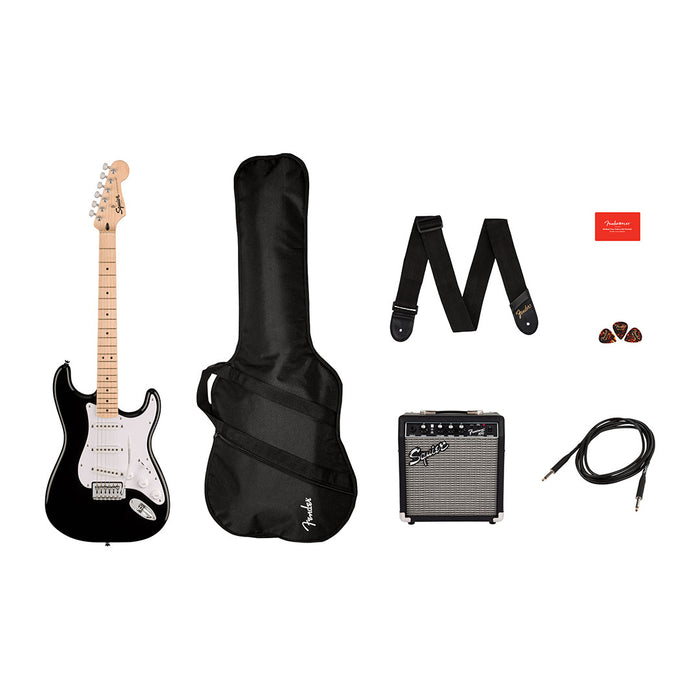 Pack Squier Sonic Stratocaster - Black