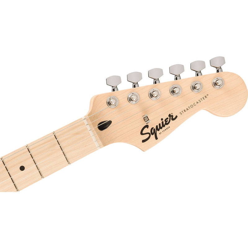 Guitarra Eléctrica FSR Squier Sonic® Stratocaster® con diapasón de Maple - Black with Black Pickguard