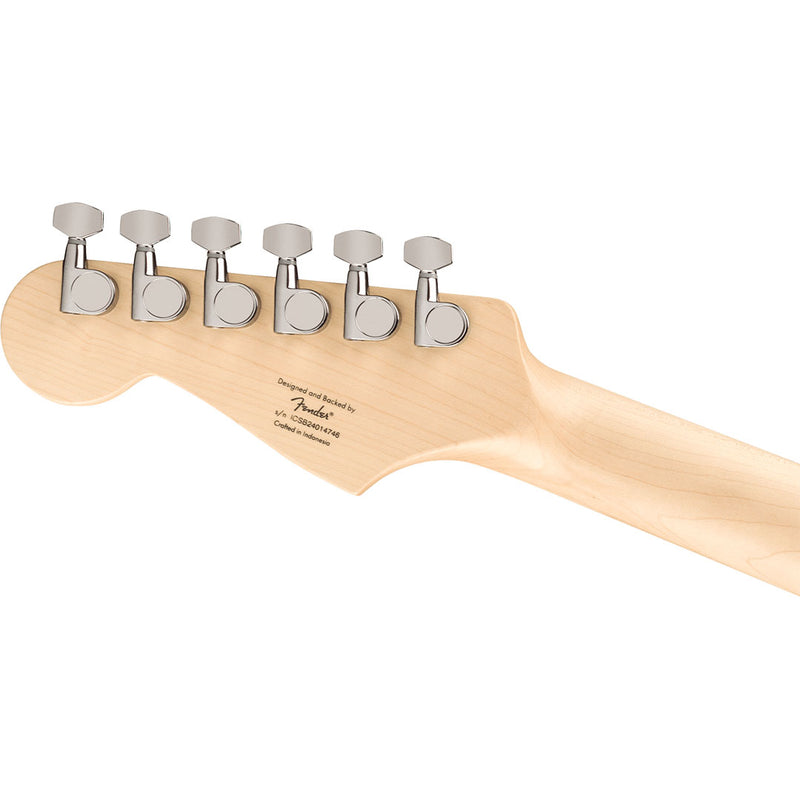 Guitarra Eléctrica FSR Squier Sonic® Stratocaster® con diapasón de Maple - Black with Black Pickguard