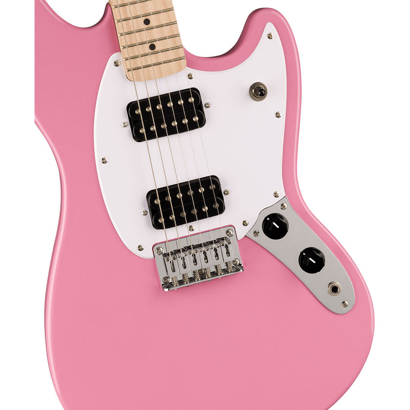 Guitarra Eléctrica Squier Sonic® Mustang® HH con diapasón de Maple - Flash Pink