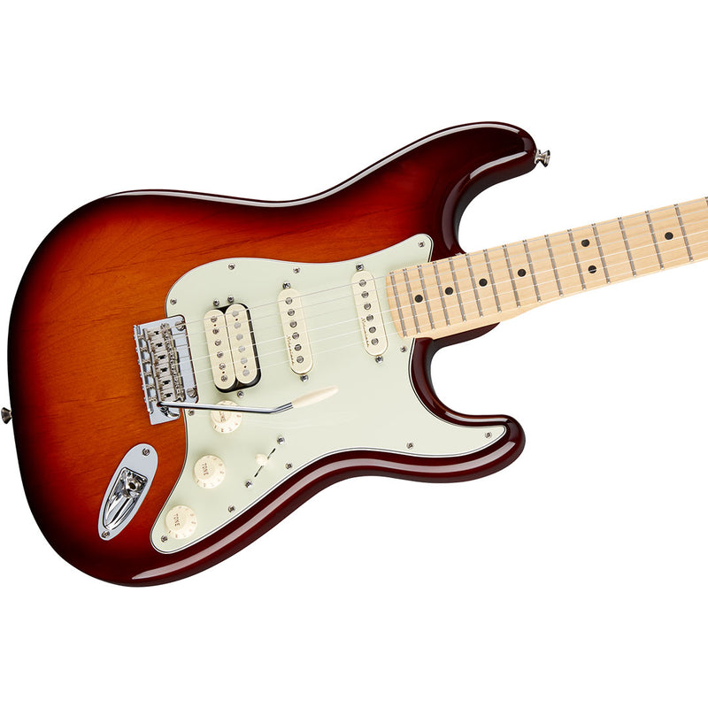 Guitarra Eléctrica Fender Deluxe Stratocaster HSS con mástil de Maple - Tobacco Sunburst