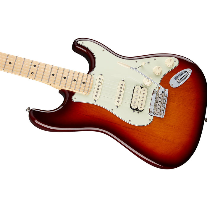 Guitarra Eléctrica Fender Deluxe Stratocaster HSS con mástil de Maple-Tobacco Sunburst