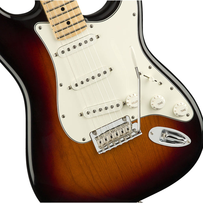 Guitarra Eléctrica Fender Player Stratocaster con mástil de Maple- 3 Tone Sunburst
