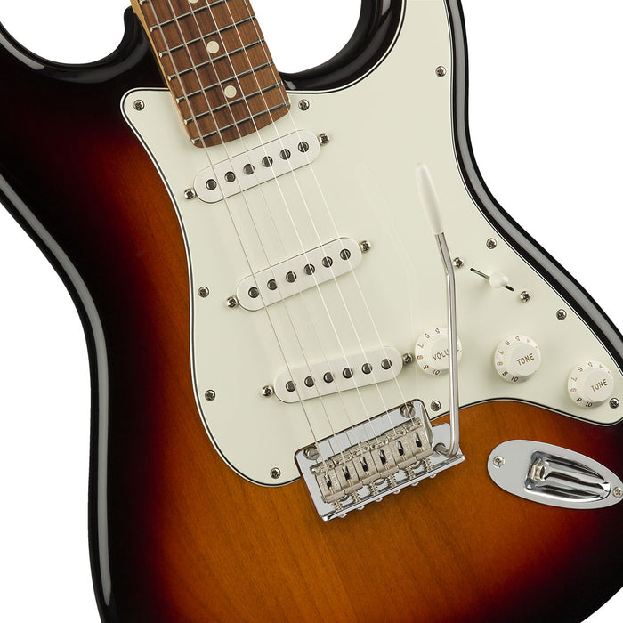 Guitarra Eléctrica Fender Player Stratocaster con mástil de Pau Ferro - 3 Tone Sunburst