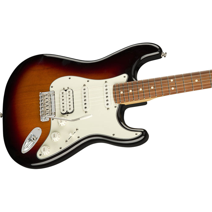 Guitarra Eléctrica Fender Player Stratocaster HSS con mástil de Pau Ferro -3 Tone Sunburst