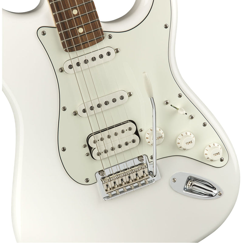 Guitarra Eléctrica Fender Player Stratocaster HSS con mástil de Pau Ferro - Polar White