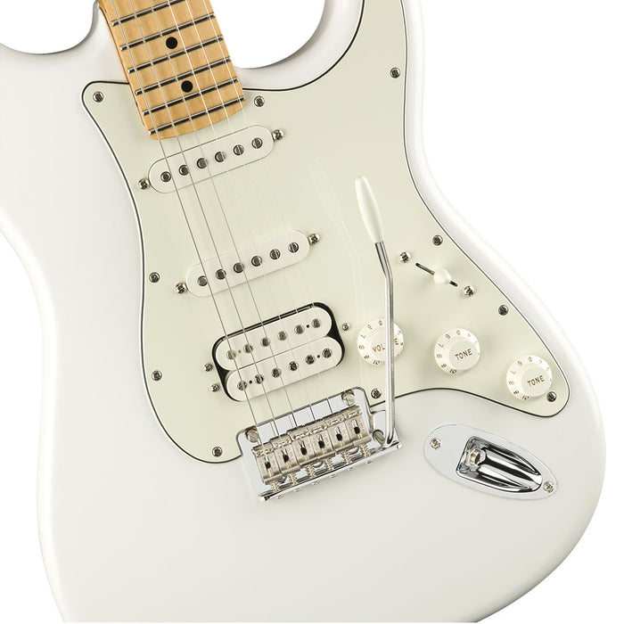 Guitarra Eléctrica Fender Player Stratocaster HSS Mástil de Maple - Polar White