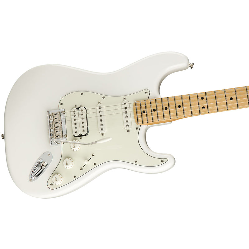 Guitarra Eléctrica Fender Player Stratocaster HSS Mástil de Maple - Polar White