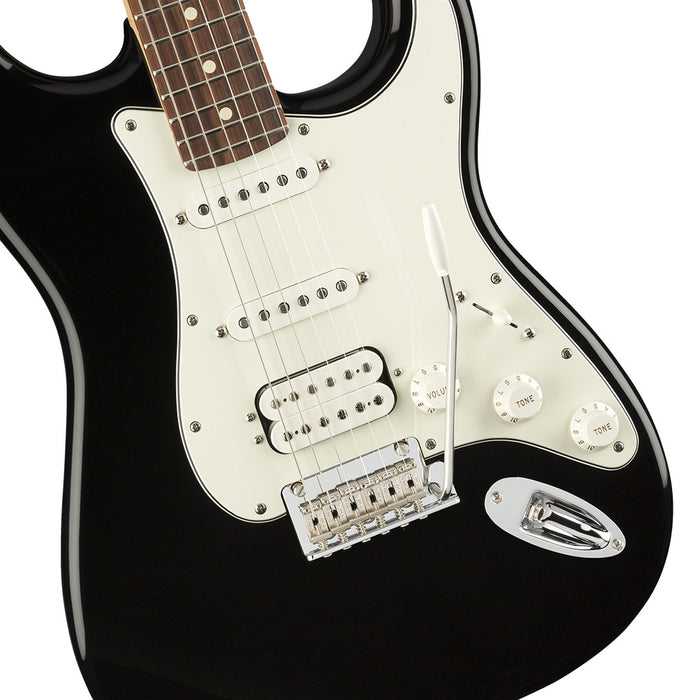 Guitarra Eléctrica Fender Player Stratocaster HSS con mástil de Pau Ferro- Black