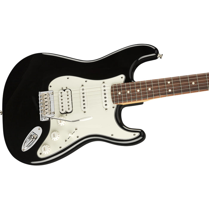 Guitarra Eléctrica Fender Player Stratocaster HSS con mástil de Pau Ferro- Black
