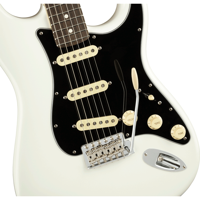 Guitarra Eléctrica Fender American Performer Stratocaster con mástil de Rosewood - Arctic White
