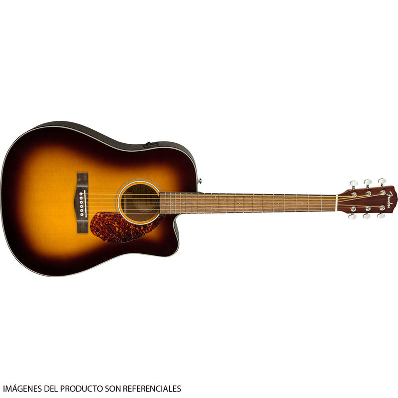 Guitarra Electroacústica Fender CD-140SCE Dreadnought - Sunburst (INCLUYE CASE)