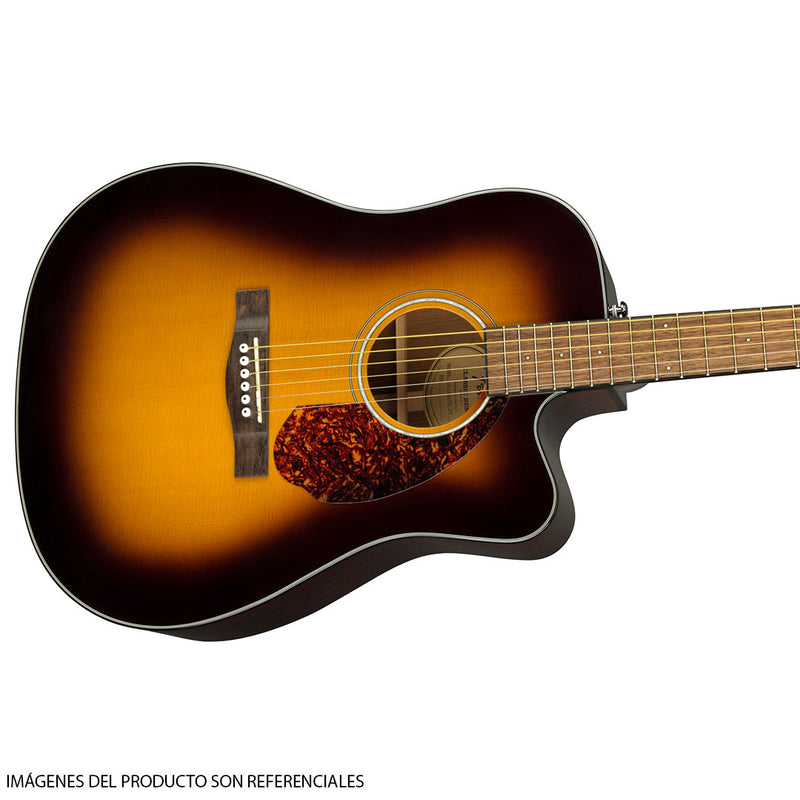 Guitarra Electroacústica Fender CD-140SCE Dreadnought - Sunburst (INCLUYE CASE)