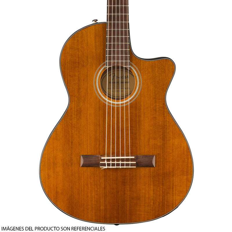 Guitarra Electroacústica de Cuerdas de Nylon Fender CN-140SCE - Natural