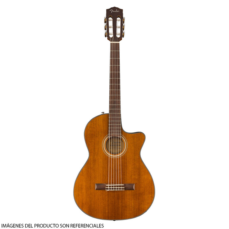 Guitarra Electroacústica de Cuerdas de Nylon Fender CN-140SCE - Natural