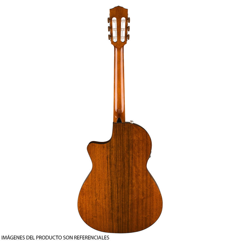 Guitarra Electroacústica de Cuerdas de Nylon Fender CN-140SCE - Natural