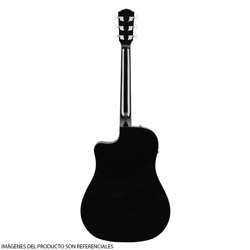 Guitarra Electroacústica Fender CD-60SCE Dreadnought - Black