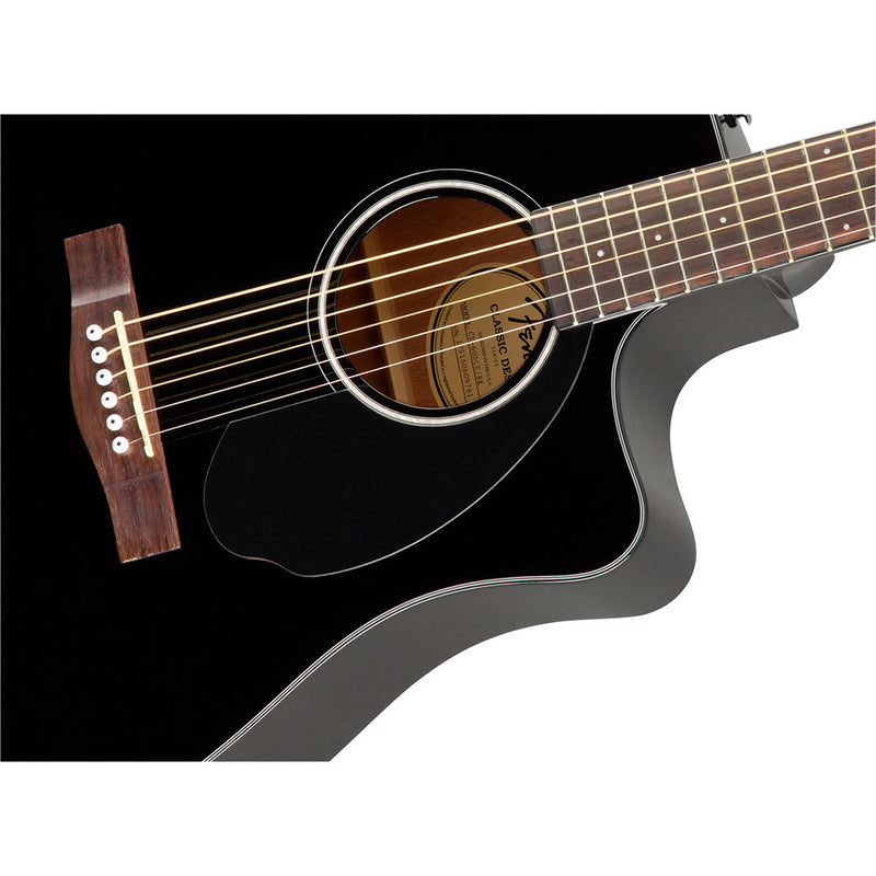Guitarra Electroacústica Fender CD-60SCE Dreadnought - Black