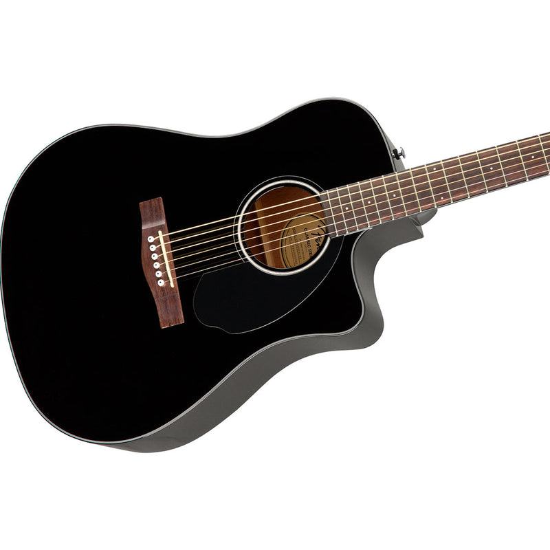 Guitarra Electroacústica Fender CD-60SCE Dreadnought - Black