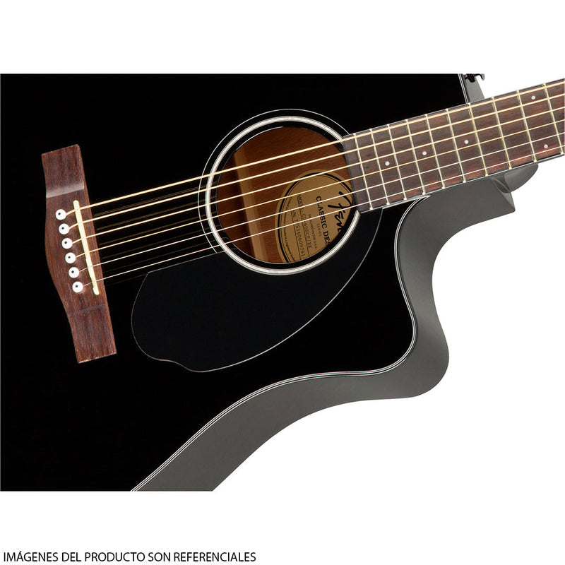 Guitarra Electroacústica Fender CD-60SCE Dreadnought - Black