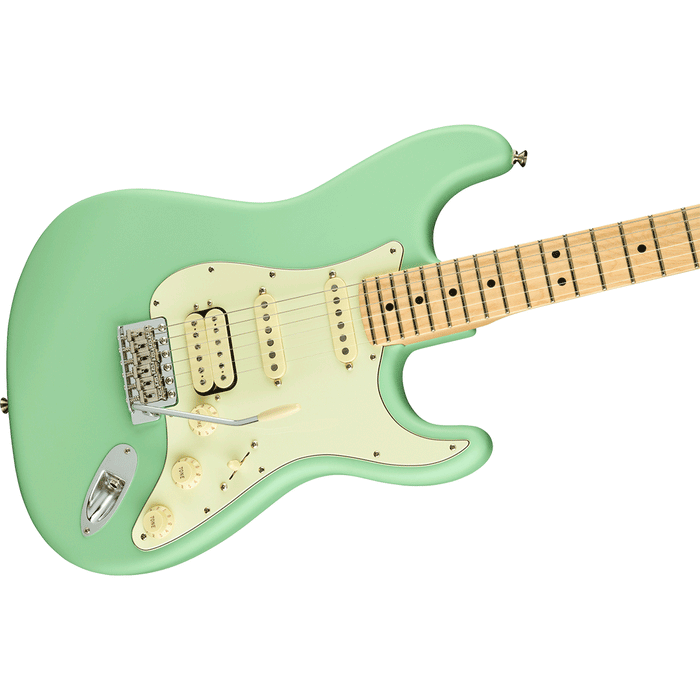 Guitarra Eléctrica Fender American Performer Stratocaster HSS con mástil de Maple - Satin Surf Green