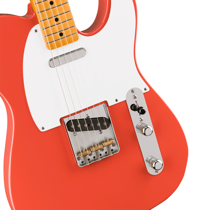 Guitarra Eléctrica Fender Vintera 50s Telecaster con mástil de maple - Fiesta Red