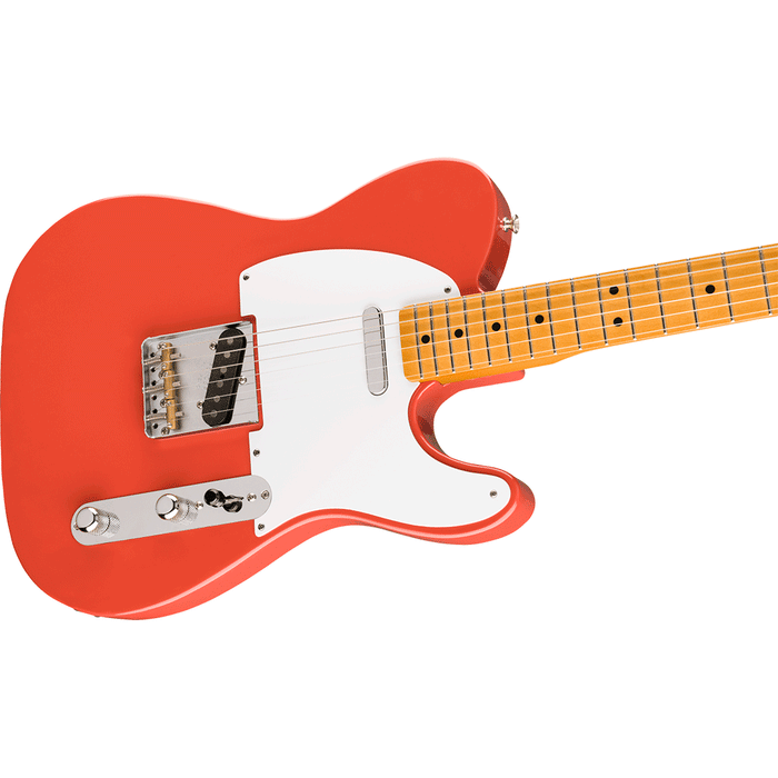 Guitarra Eléctrica Fender Vintera 50s Telecaster con mástil de maple - Fiesta Red